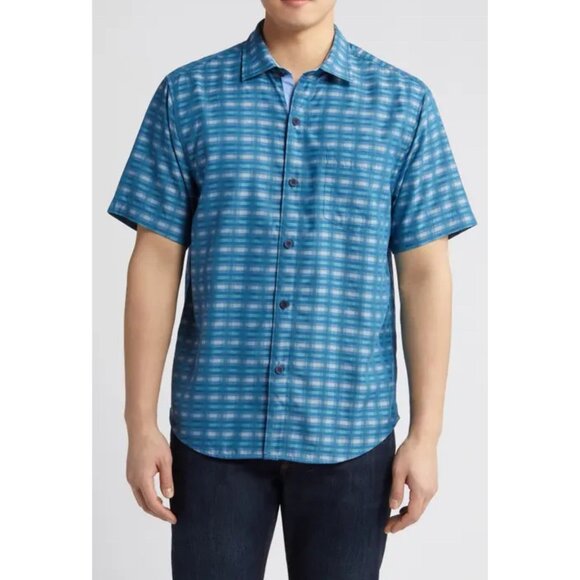 Tommy Bahama Men’s Coconut Point Pixel In Paradise Shirt Size 3 XLB - Picture 3 of 13